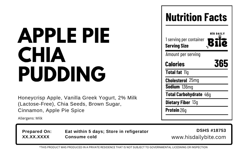 Apple Pie Chia Pudding