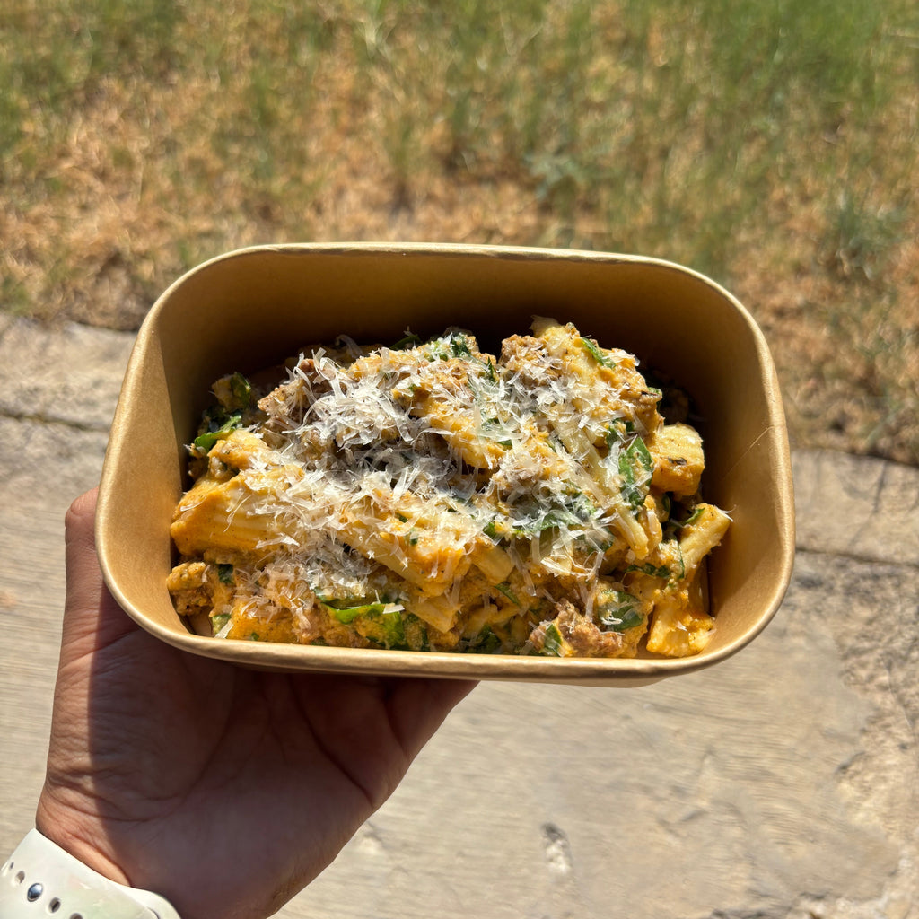 Butternut Squash Beef Rigatoni