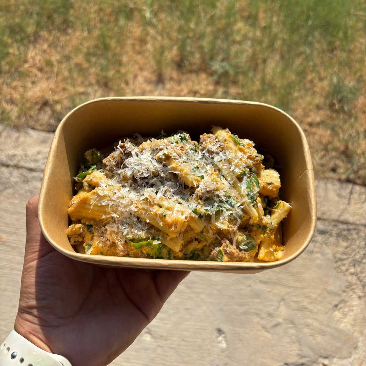 Butternut Squash Beef Rigatoni