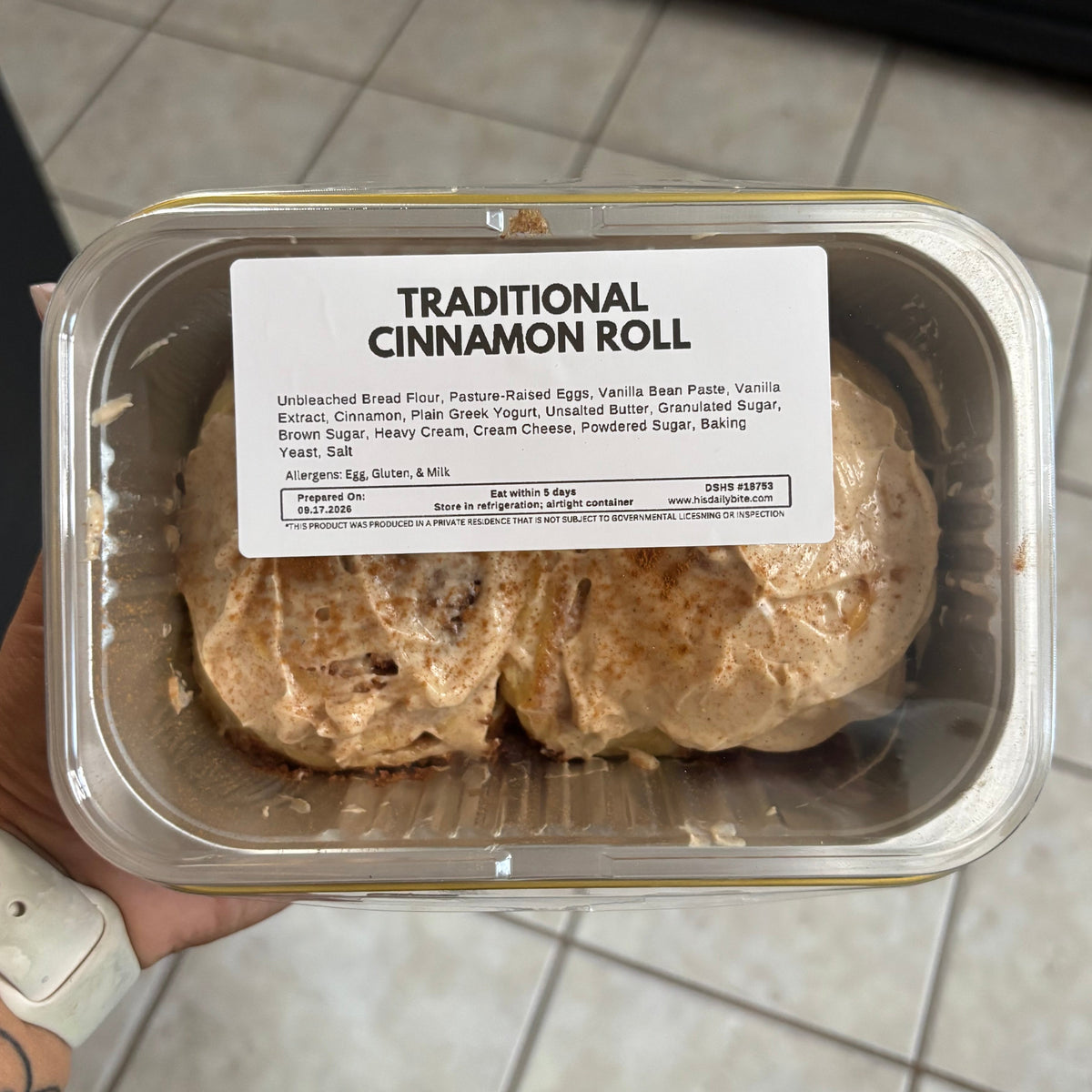 (LIMITED ITEM) Traditional Cinnamon Rolls
