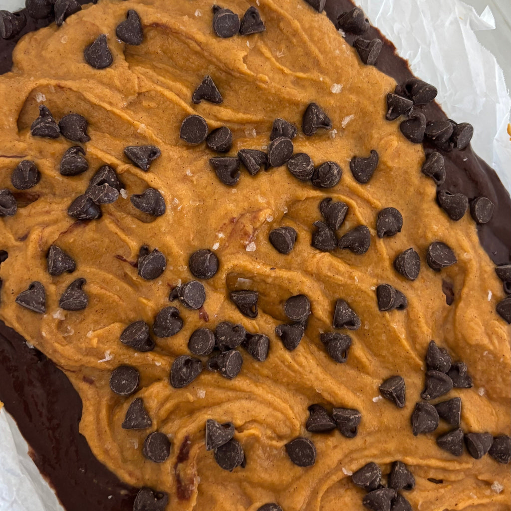 Fudgy Pumpkin Brownie